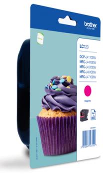 0000103646 CARTUCCIA MAGENTA LC-123MBP 600 PAGINE BLISTER