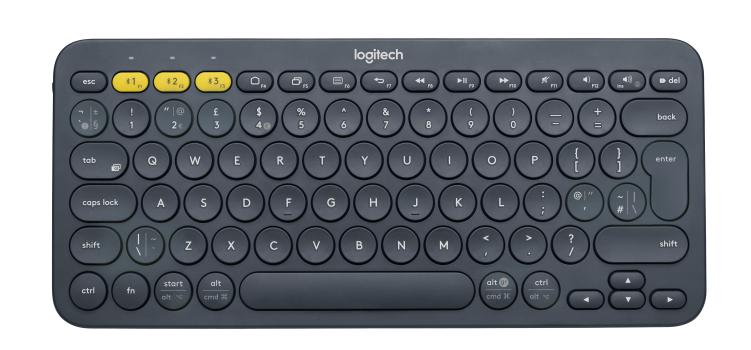 0000104827 LOGITECH K380 MULTI-DEVICE BT KEYBOARD - DARK GREY
