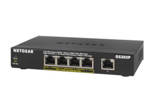 0000104919 5PT POE GIGABIT UNMANAGED SWITCH