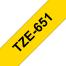 0000103522 NASTRO LAMINATO 24MM 8M NERO/GIALLO