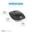 0000111471 HP 410 SLIM BLACK BLUETOOTH MOUSE - VIVALDI 2 - CHROME