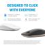 0000111471 HP 410 SLIM BLACK BLUETOOTH MOUSE - VIVALDI 2 - CHROME