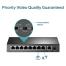 0000113707 SWITCH 9P LAN 10/100M TP-LINK TL-SF1009P DESKTOP CON 8P POE+ 1P 10/100 NON POE-GARANZIA 3 ANNI-