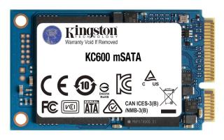 Componenti - Hard Disk - Interni 0000116294 512GB KC600MS SATA3 MSATA SSD ONLY DRIVE