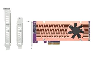 Networking - Schede Rete 0000123350 DUAL M.2 PCIE SSD EXP CARD PCIE GEN3 X4 HOST INTERFACE