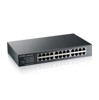0000120616 ZYXEL SWITCH MANAGED 24 PORTE GIGABIT, DESIGN SENZA VENTOLE, DESKTOP, NEBULAFLEX