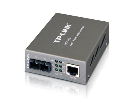 0000121686 MEDIA CONVERTER TP-LINK MC110CS 10/100MBPS RJ45 A 100MBPS SINGLE-MODE SC FIBER CONVERTER DULL DUPLEX