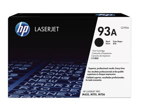0000122872 HP 93A BLACK LASERJET TONER CARTRIDGE