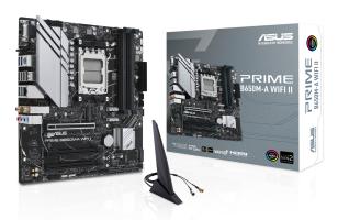 Componenti - Motherboard 0000125261 MB ASUS PRIME B650M-A WIFI II B650 AM5 4XDDR5DC-6400(OC) DP HDMI D-SUB 1XPCIE4.0X16 4XSATA3 M.2 WIFI USB3.2 MATX 90MB1EG0-M0EAY0