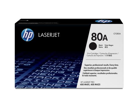 0000127386 HP 80A Black LaserJet Toner