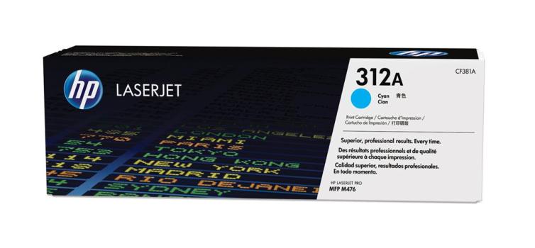 0000127400 HP 312A Cyan LaserJet Toner