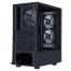 0000129716 Case SIISBE 3.0 - Gaming Middle Tower, 3x12cm ARGB fan, USB3, Side Panel Temp Glass with hinge