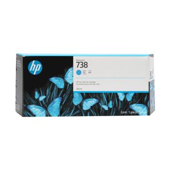 0000131420 HP INK/HP 738 300-ML CYAN DESIGNJET INK