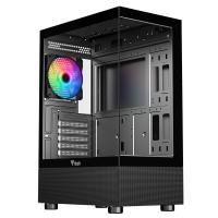 Componenti - Case 0000141260 Case SHOWBUI 33B - Gaming Tower ATX, 12cm ARGB fan, USB3, Side & Front Panel Temp Glass