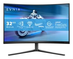 Monitor - Monitor da 30 a 39,9 pollici 0000144116 PHILIPS MONITOR CURVO 32 LED VA 16:9 QHD 0.5MS 500 CDM 240HZ USB-C ALTEZZA DP/HDMI