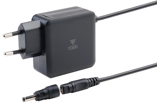 0000140555 Alimentatore Universale per Notebook - 65W, Tecnologia GaN, Super Slim, 8 connettori