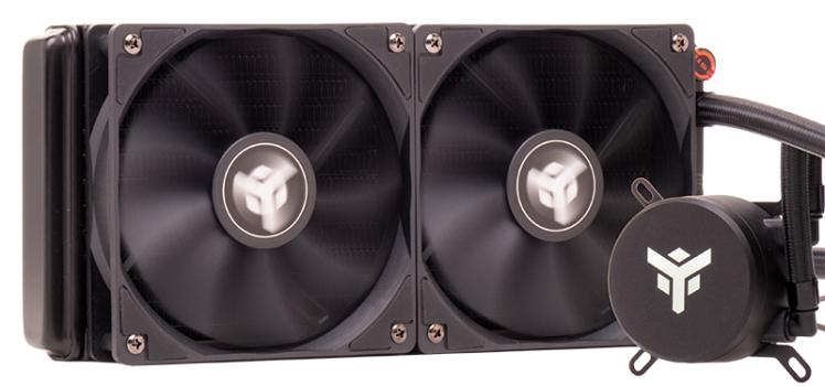 0000144084 ITEK DISSIPATORE A LIQUIDO ICECORE 240 - 240MM SKT UNIVERSALE PWM BLACK FAN