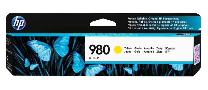 0000014744 HP 980 YELLOW ORIGINAL INK CARTRIDGE