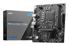 Componenti - Motherboard 0000148207 MSI MB H610, PRO H610M-E DDR4, LGA 1700, 2DDR4, 1PCI-Ex16, 1PCI-Ex1, 1M.2, 4SATA3