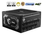 Components - PC power supplies 0000148364 MSI ALIMENTATORE MAG, EU, 1250W, FULLY-MODULAR, 80 PLUS GOLD, 7A GARANZIA