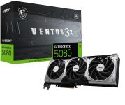 Componenti - Schede Video 0000149659 MSI VGA GEFORCE RTX 5080, RTX 5080 16G VENTUS 3X OC, 16GB GDDR7, HDMI/DP3, ATX, TRIPLE FAN, OC