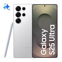 Smartphone e Tablet - Samsung 0000145421 SAMSUNG GALAXY S25 ULTRA 5G 256 GB TITANIUM WHITESILVER