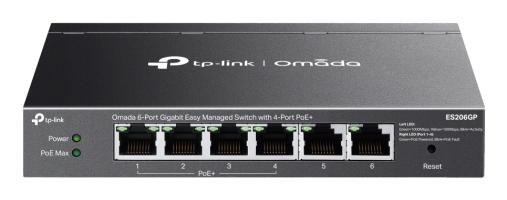 Networking - Switch 0000147879 OMADA 6-PORT GIGABIT EASY MANAGED SWITCH WITH 4-PO