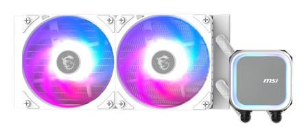 Componenti - Processori 0000148324 MSI DISSIPATORE A LIQUIDO MAG CORELIQUID A13 240 WHITE