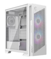 Components - Case 0000148374 MSI CASE MID TOWER BIANCO, 2 USB, 1 TYPE-C, 2X160MM ARGB FAN, 1X120MM NO-ARGB FAN, ARGB+PWM CONTROL
