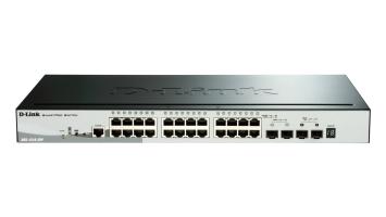 Networking - Switch 0000148902 D-LINK SWITCH 28 PORTE GIGABIT 10/100/1000MBPS POE STACKABLE SMART MANAGED