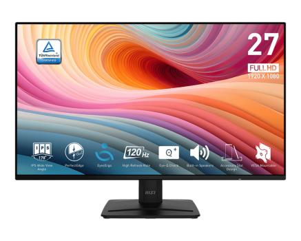 0000145560 MSI MONITOR 27 LED IPS 16:9 FHD 300 CDM, 1MS 120Hz, DP/HDMI, MULTIMEDIALE