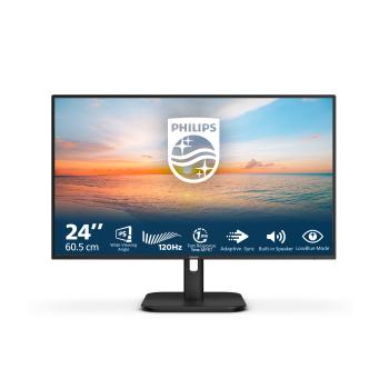 0000145978 PHILIPS MONITOR 23,8 LED IPS 16:9 FHD 4MS 300 CDM 120hz, VGA/DP/HDMI, MULTIMEDIALE