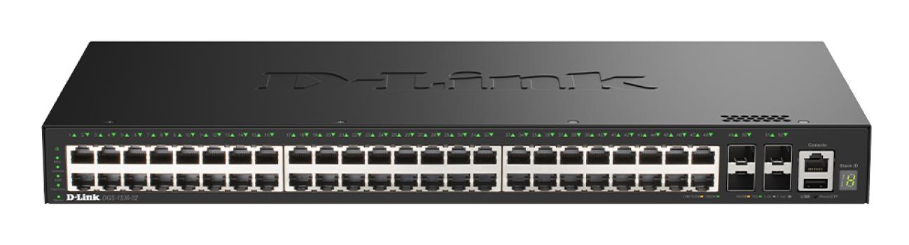 0000148238 D-LINK SWITCH 52-PORT GIGABIT STACKABLE SMART MANAGED SWITCH WITH 4 X 10G SFP+ PORTS