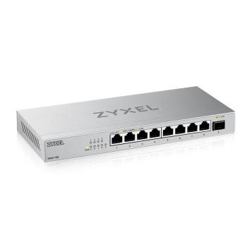 0000148377 ZYXEL SWITCH XMG-108 UNMANAGED, 8 PORTE 2.5GBE 1 PORTA 10GBE SFP+, DESKTOP