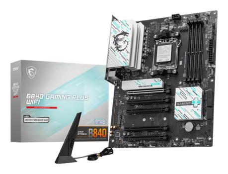 0000148808 MSI MB B840,AM5,4DDR5,5PCI-Ex16,2M.2,4SATA3,2USB10G,5USB5G