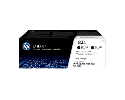 0000148944 HP TONER NERO 83A 1.500PAG, 83A, KIT 2 PZ