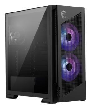 0000149340 MSI CASE MID TOWER, 2 USB, 1 TYPE-C, 2X160MM ARGB FAN, 1X120MM NO-ARGB FAN, ARGB+PWM CONTROL BOARD,