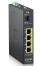 0000147343 SWITCH 5 PORTE UNMANAGED, 4 PORTE GBIT POE + 1 SFP