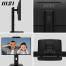 0000148082 MSI MONITOR 23,8 LED IPS 16:9 FHD 120Hz 300 CDM, WEBCAM, PIVOT, VGA/DP/HDMI, MULTIMEDIALE