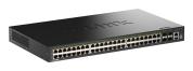 0000148237 D-LINK SWITCH 52-PORT GIGABIT STACKABLE POE+ SMART MANAGED SWITCH WITH 4 X 10G SFP+ PORTS