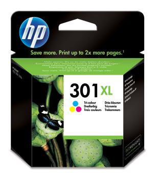 0000018335 HP 301XL TRI-COLOUR INK CARTRIDGE