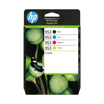 0000020906 HP 953 CMYK ORIGINAL INK 4-PACK