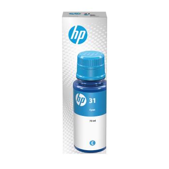 0000022318 HP 31 CYAN INK BOTTLE