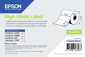 Consumabili - Carta e Rotoli 0000084610 HIGH GLOSS LABEL - DIE-CUT 102MM X 152MM 210 LABELS